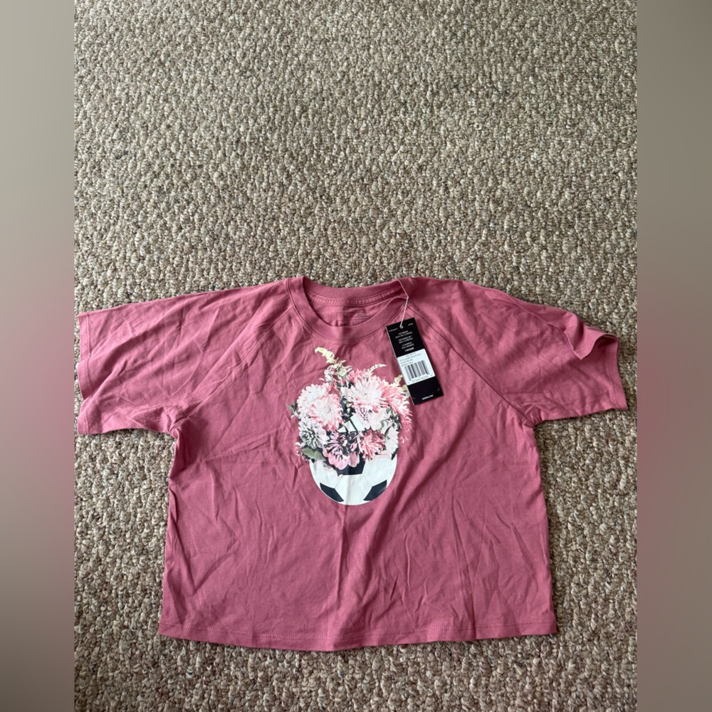 Adidas Floral Graphic Pink Girl’s  Top